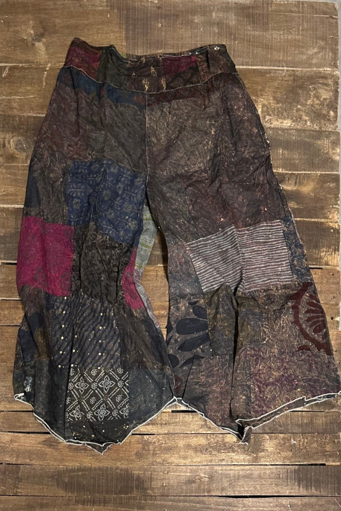 Patchwork Sunrise Pant - Chocolate JG-200