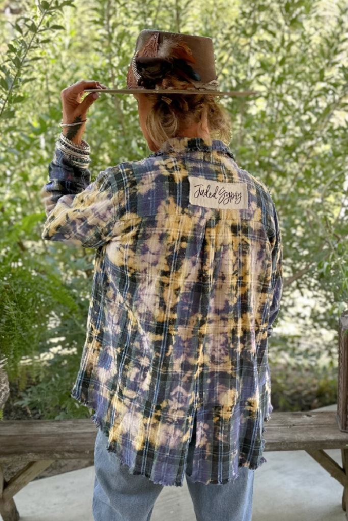 Crisp Morning Air Flannel - Emerald/Royal