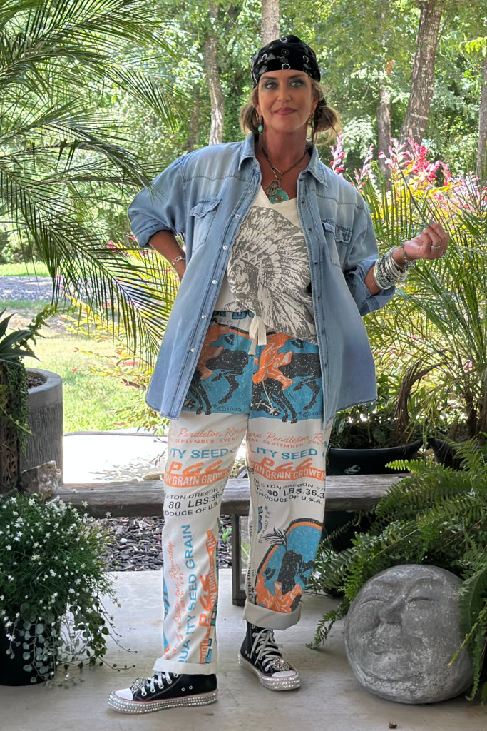 Garden Gathering Pant - Let Er' Buck
