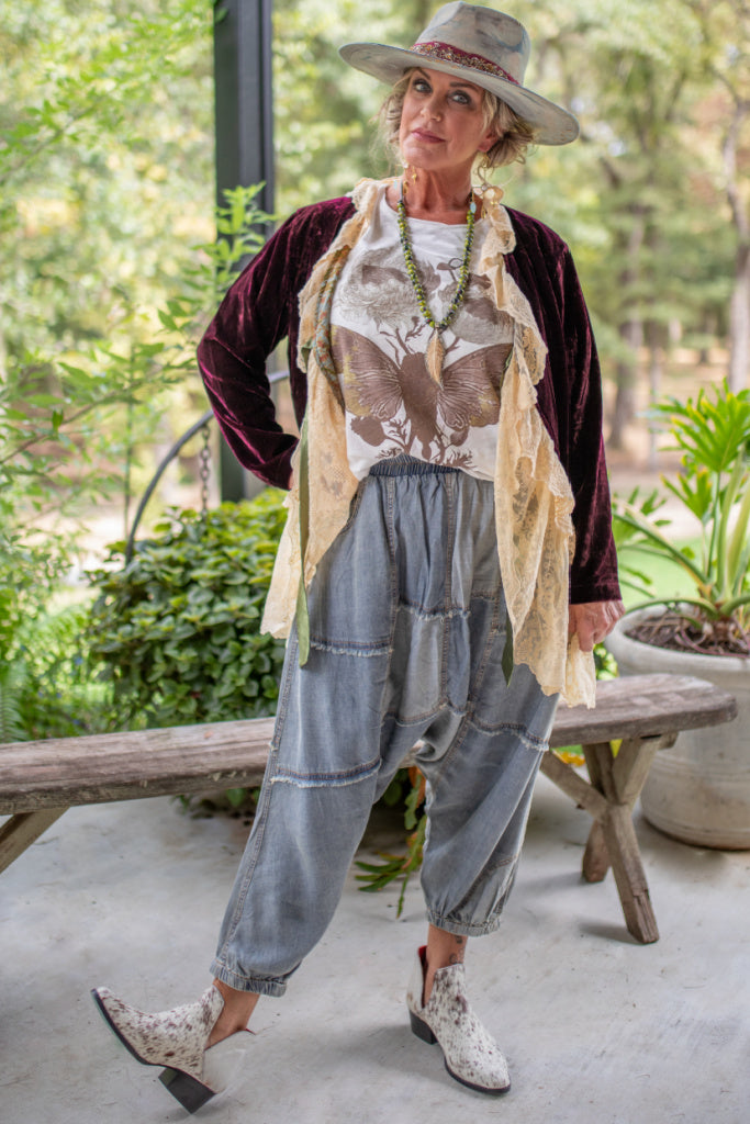 Luna Cropped Harem Pants