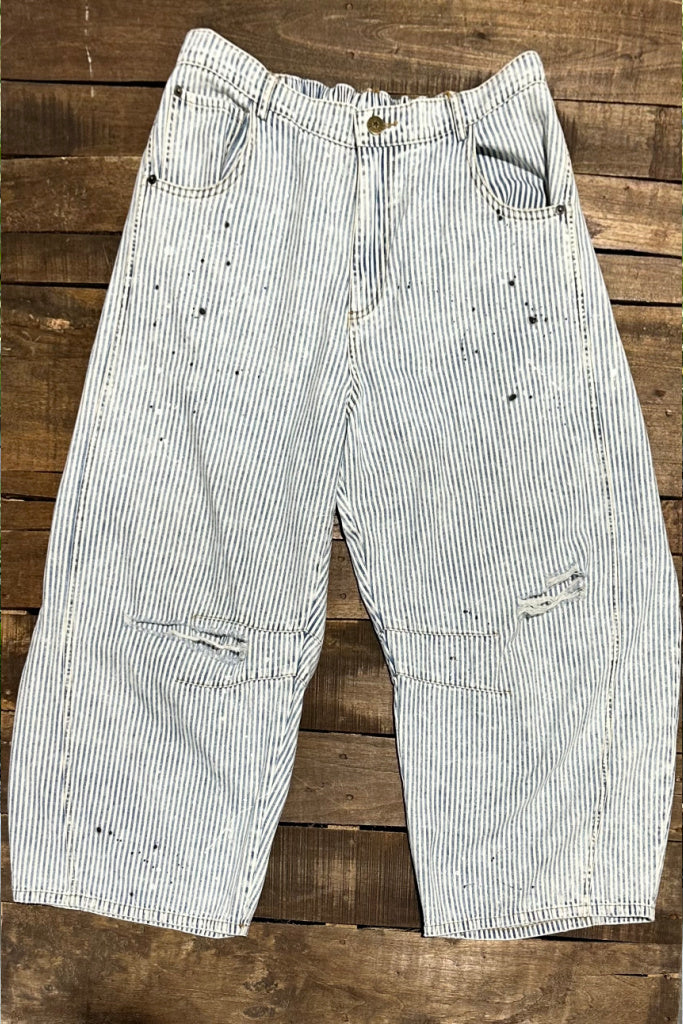 Barrel of Dreams Jeans - Railroad Stripe