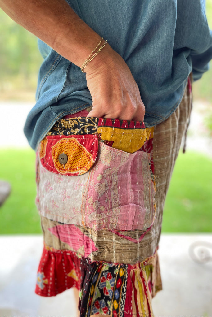 Kantha Sunrise Shorts JG-81