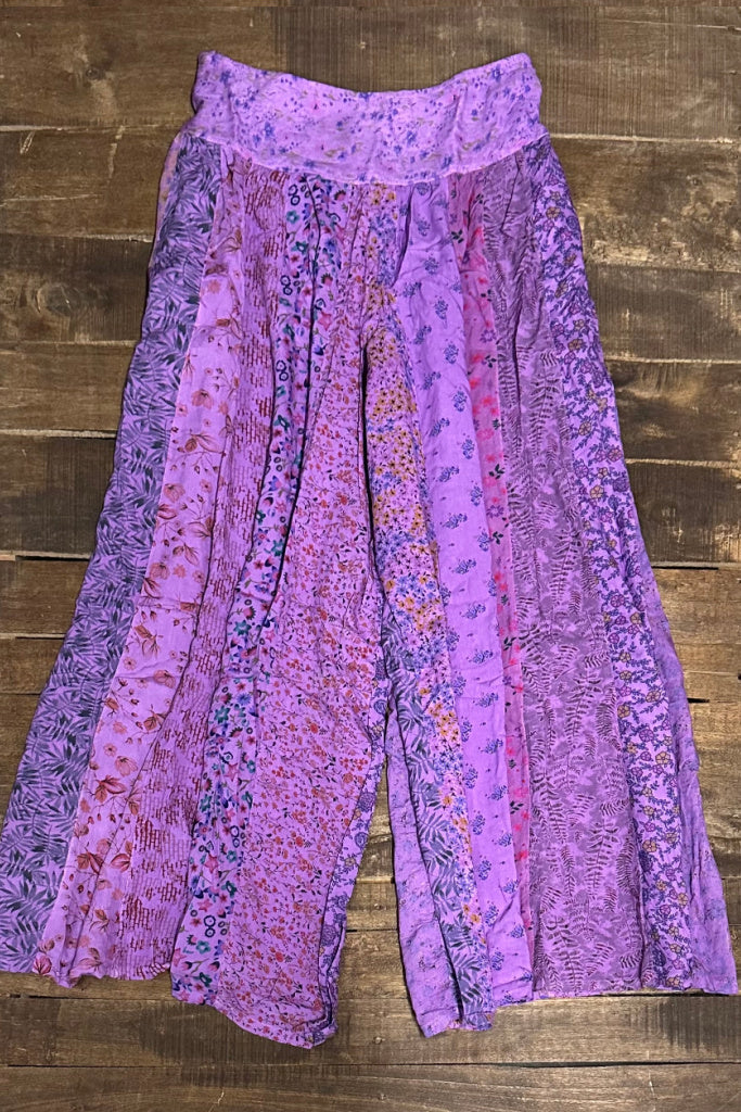 Patchwork Sunrise Pant - Violet JG 212