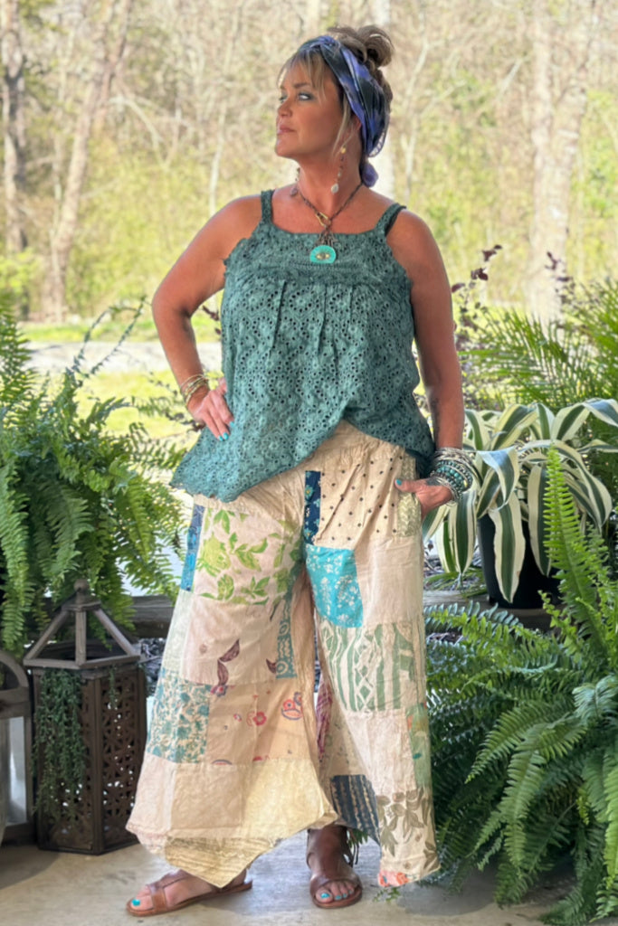 Patchwork Sunrise Pants - Multi JG-211