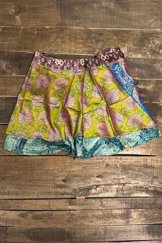 Sari Sunrise Short Wrap Skirt/Shirt
