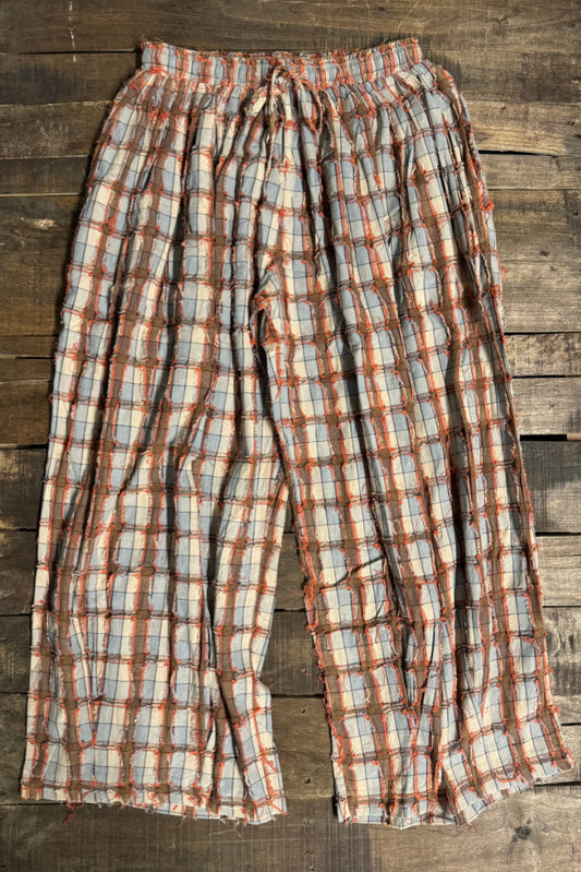 Clear Skies Bubble Pant - Plaid