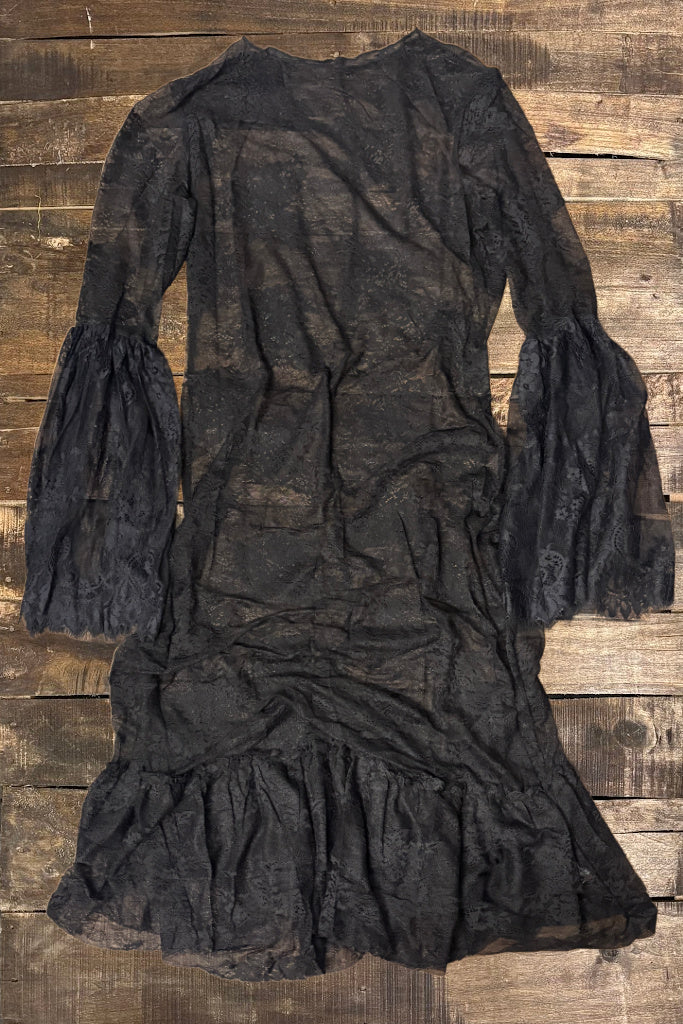 Garden Tea Lace Top - Midnight