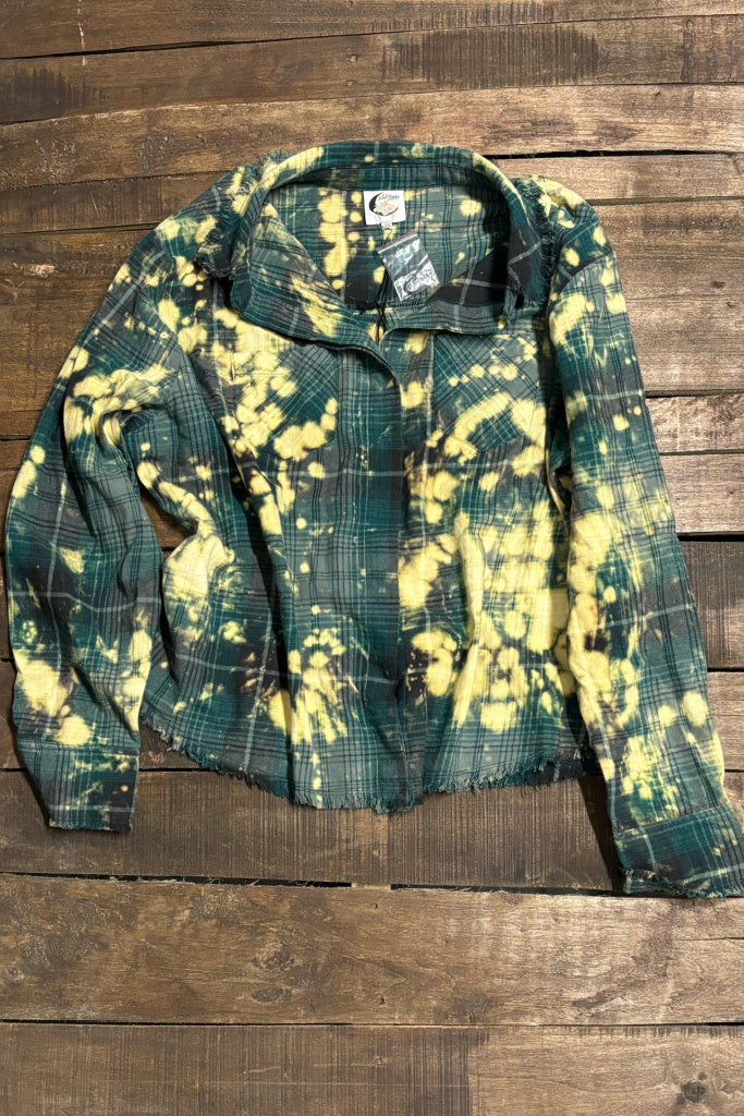 Afternoon Breeze Flannel - Teal