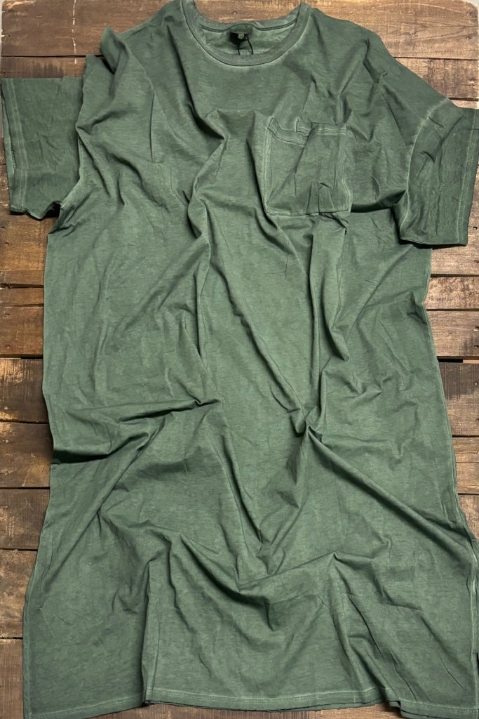 Cute Comfort Dress - Emerald