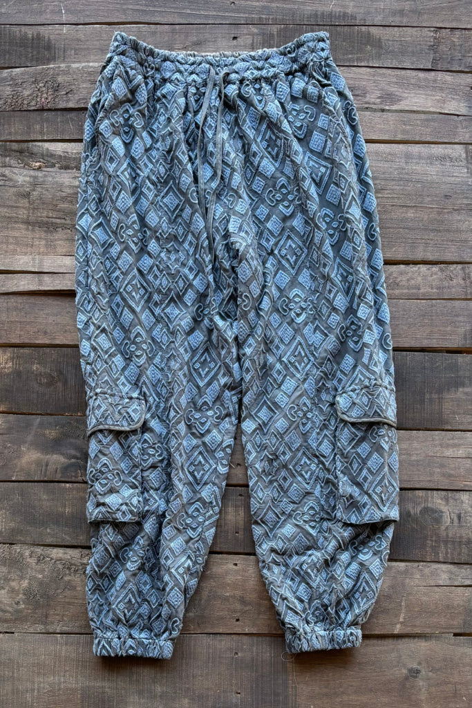 Diamond in the Ruff Jogger - Denim