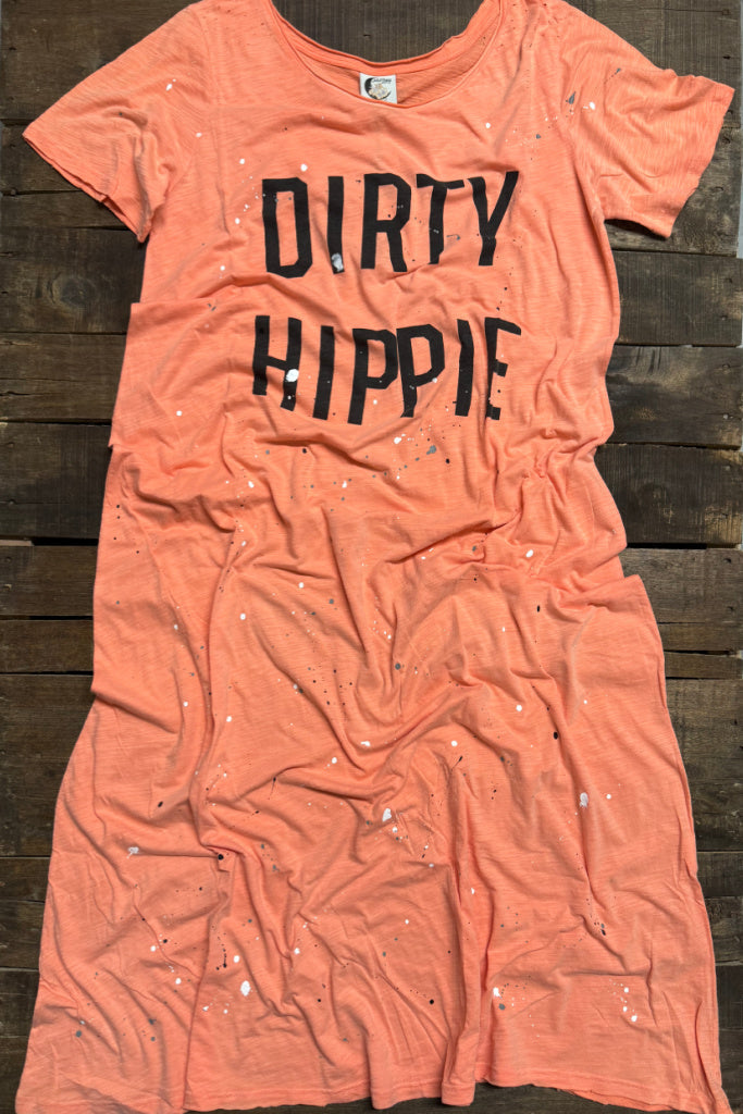 Dirty Hippie Dress in Vintage Tangerine Dirty Hippie Dress in Vintage Tangerine