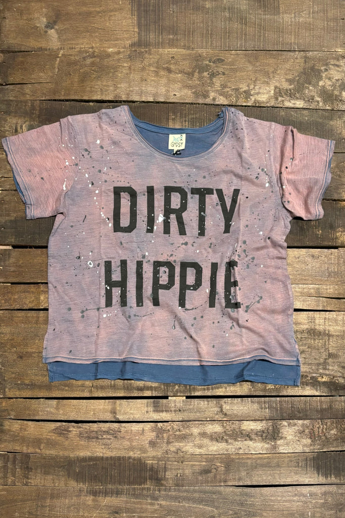 Dirty Hippie Tee - Vintage Navy