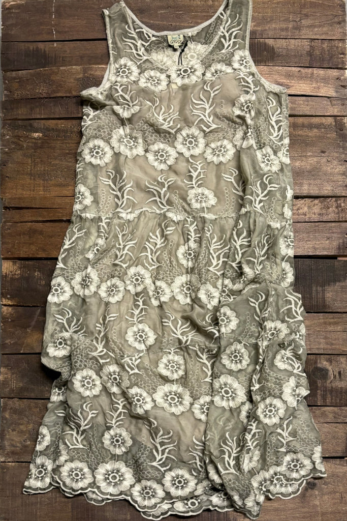 Garden Bliss Dress - Vintage Stone