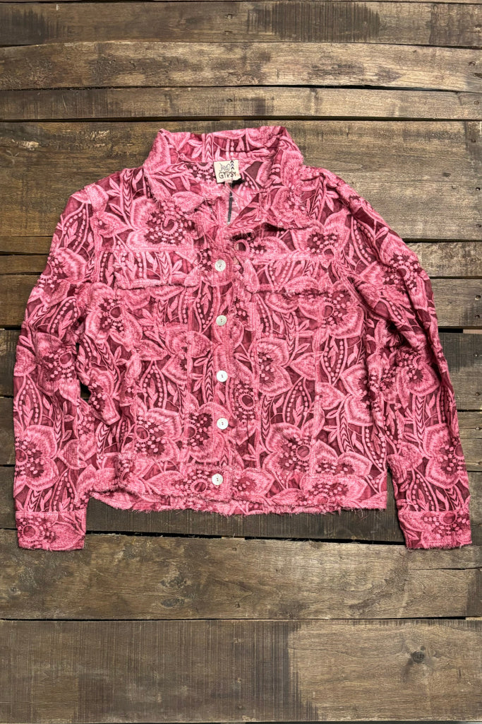 Garden Bliss Jacket - Vintage Rose