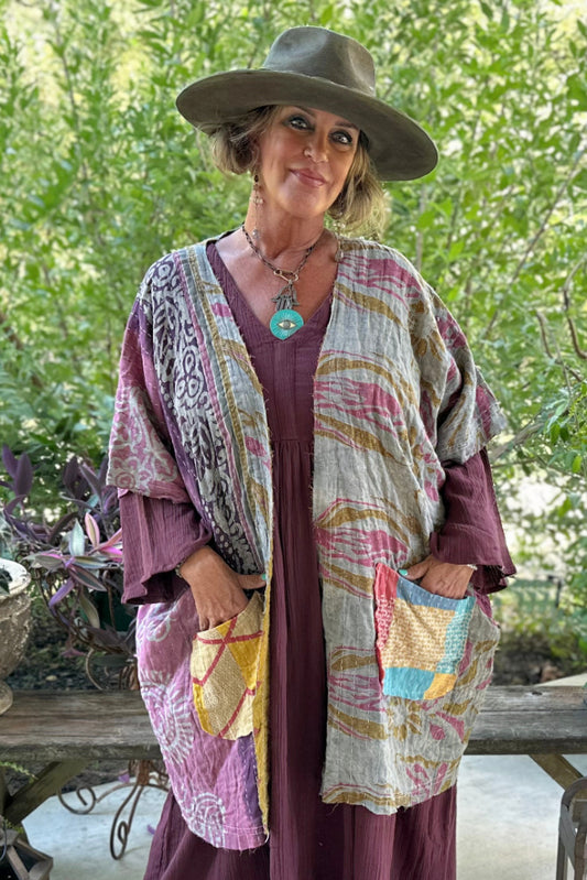 Kantha Sunrise Duster - JG-128