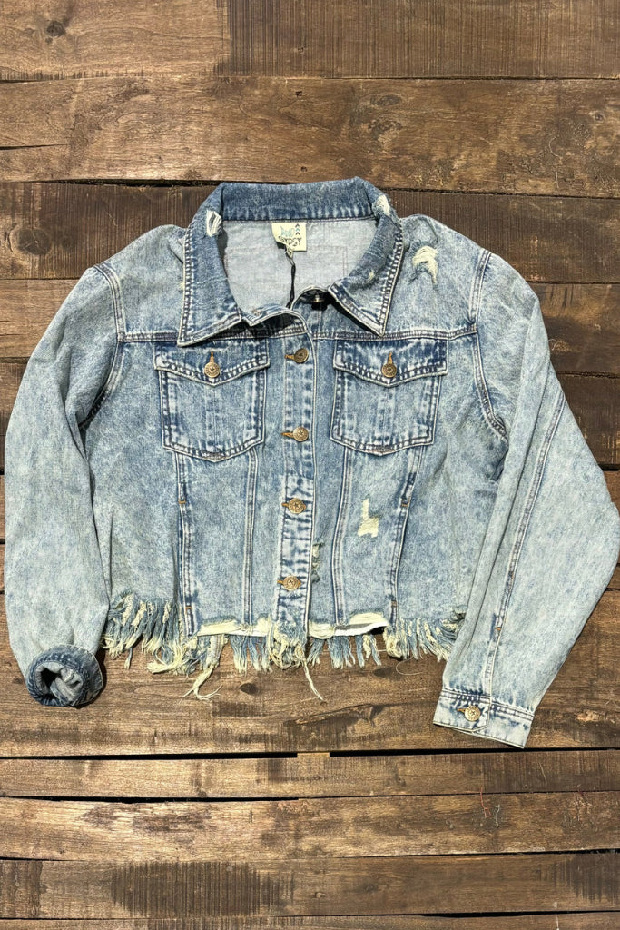 On My Way Vintage Denim Jacket