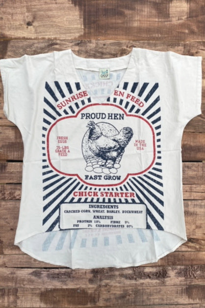 Seasons Best Top - Happy Hen