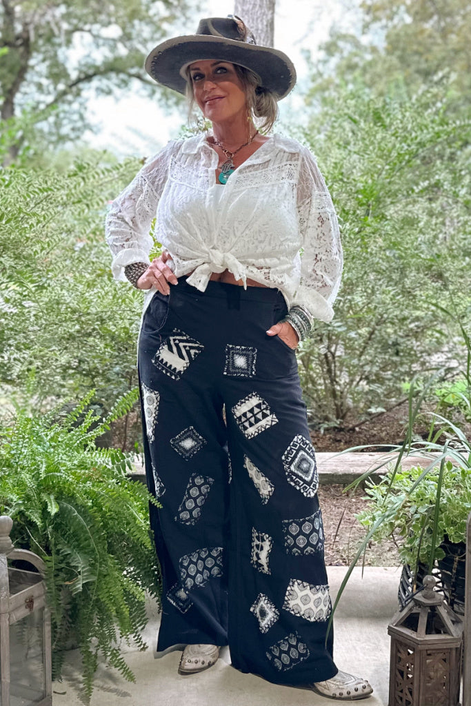 The Pieces Fit Pants - Aztec