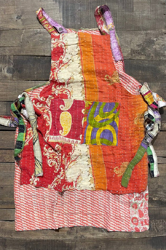 Kantha Sunrise Apron Tunic JG-38